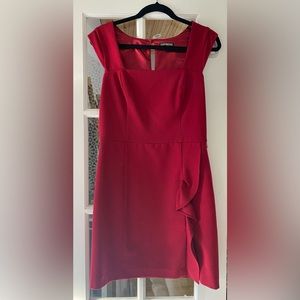 EXPRESS fitted red dress